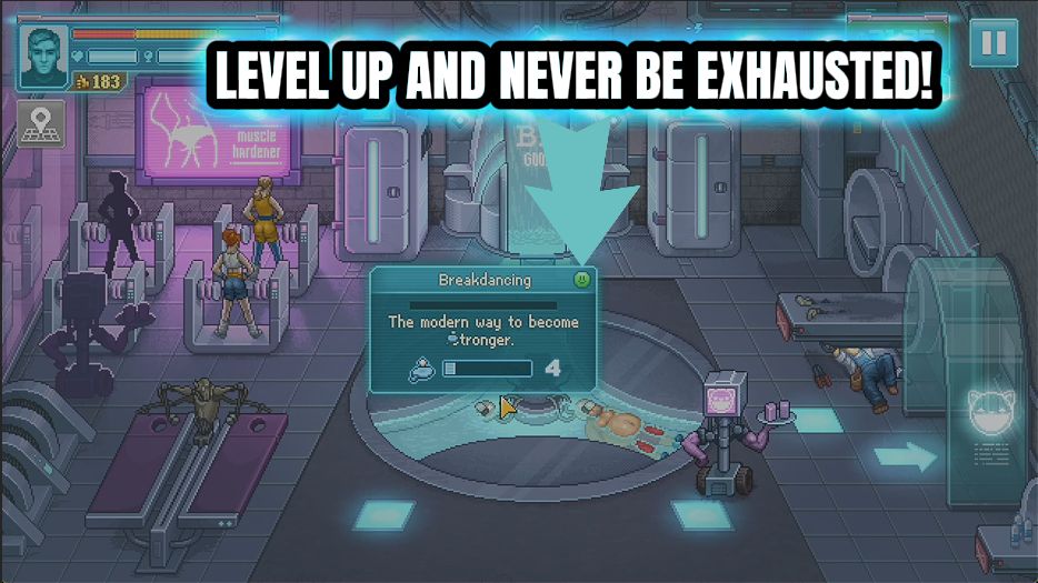 Punch Club 2: Fast Forward — Endless Gym (screenshot 3)